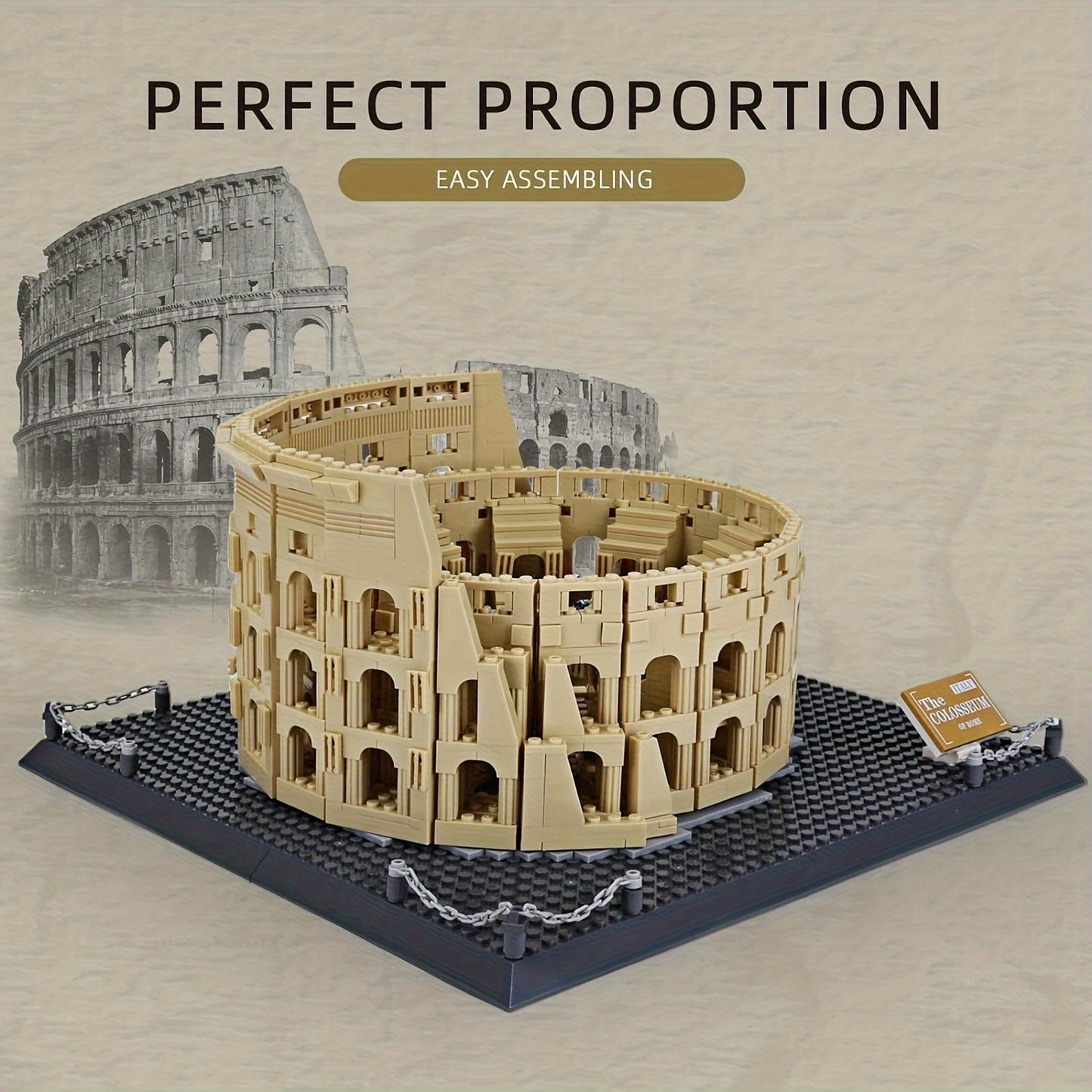 1758Pcs Roman Colosseum Building Blocks