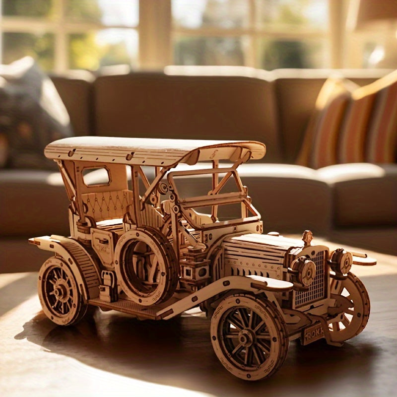 3D Puzzle DIY Wooden Toy CAR Model For Child Adult