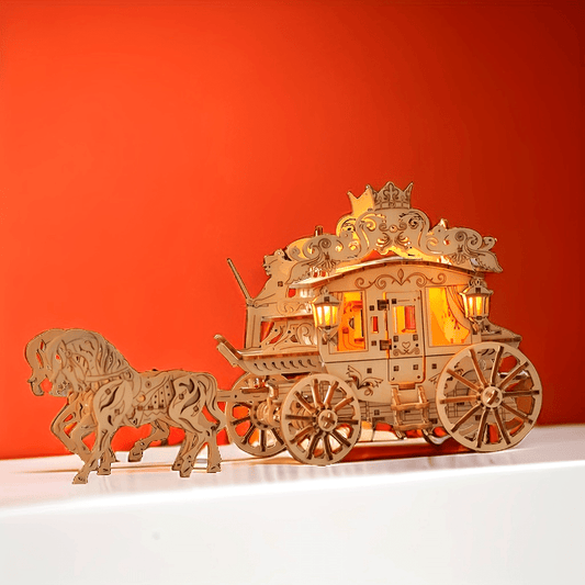 241pcs Masterpiece 3D Wooden Carriage Puzzle